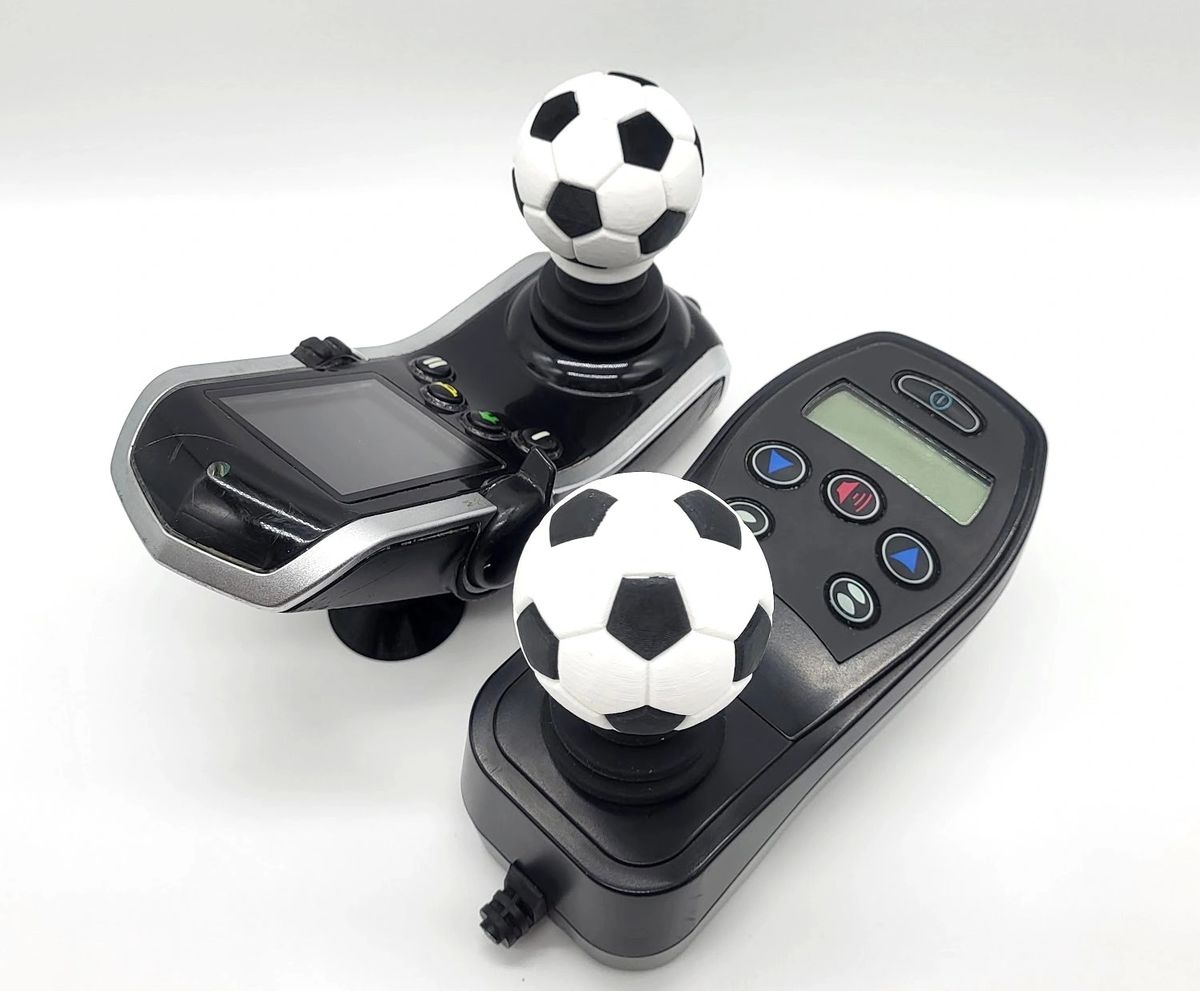 Power Wheelchair Accessory Powerchair Mobility Scooter Soccer Ball Joystick  Knob