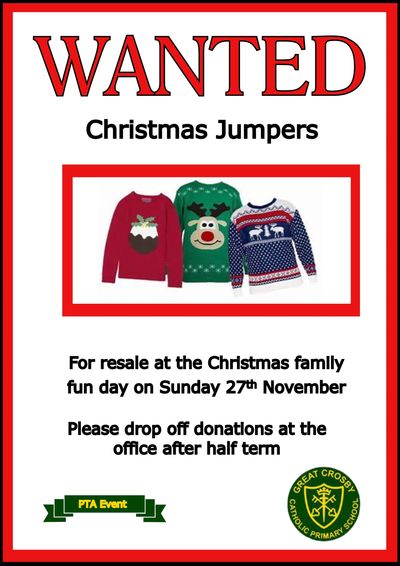Christmas Jumpers Wanted