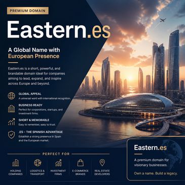 Premium domain Eastern.es with European and global business appeal.