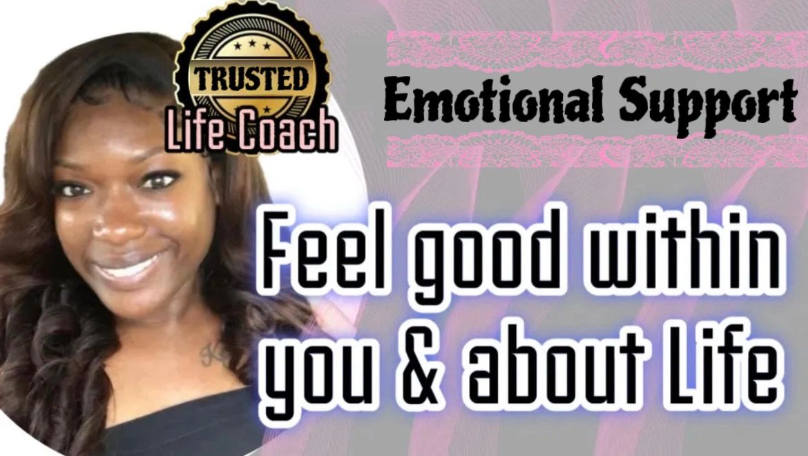 Trusted life coach offering emotional support to help you feel good within yourself and about life.