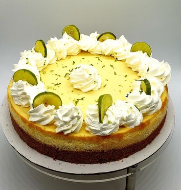 Your most refreshing treat on a summer day. This short, seasonal cheesecake is made with fresh key l