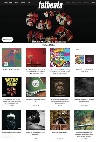 FATBEATS VINYL MARKETPLACE