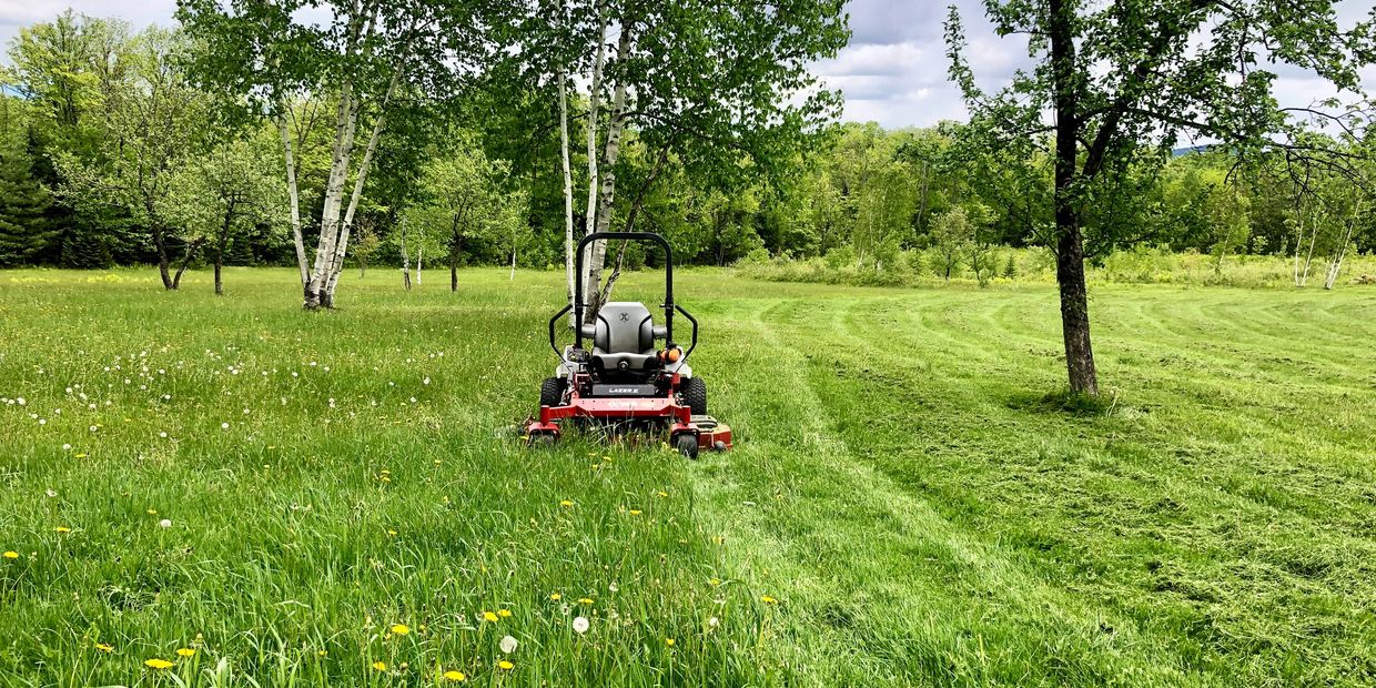 Mowing Regenerative Gardenworks