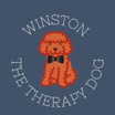 Winston the Therapy Dog