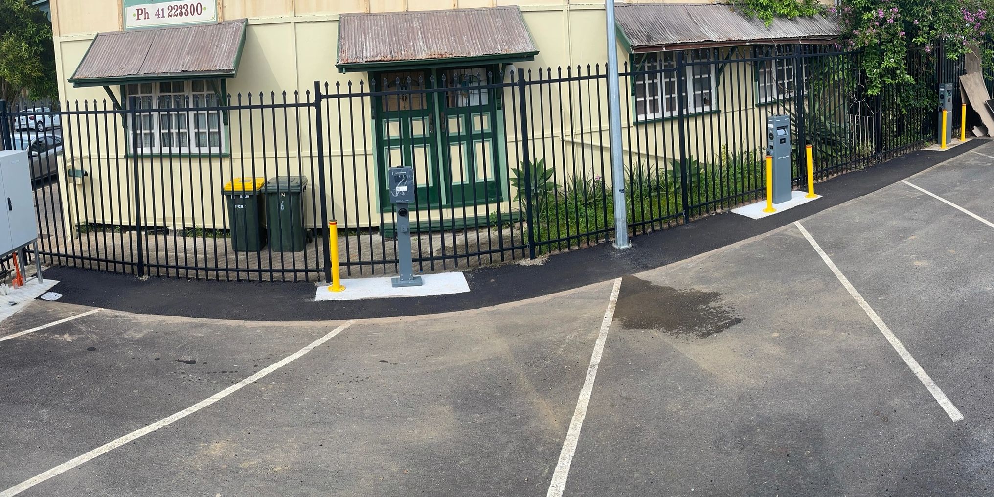 Looking neat, 1.7t of hot mix asphalt laid. Great result for our customer. Brisbane Sunshine Coast