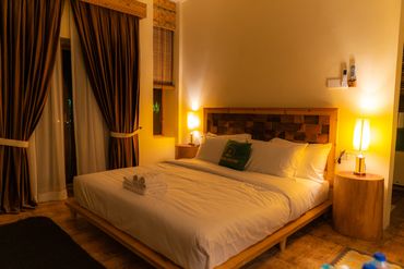 luxury and comfortable master bedroom at Dumani Nagar Hotel & Resort