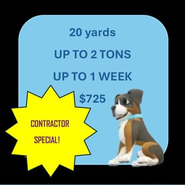 20 yard dumpster rental