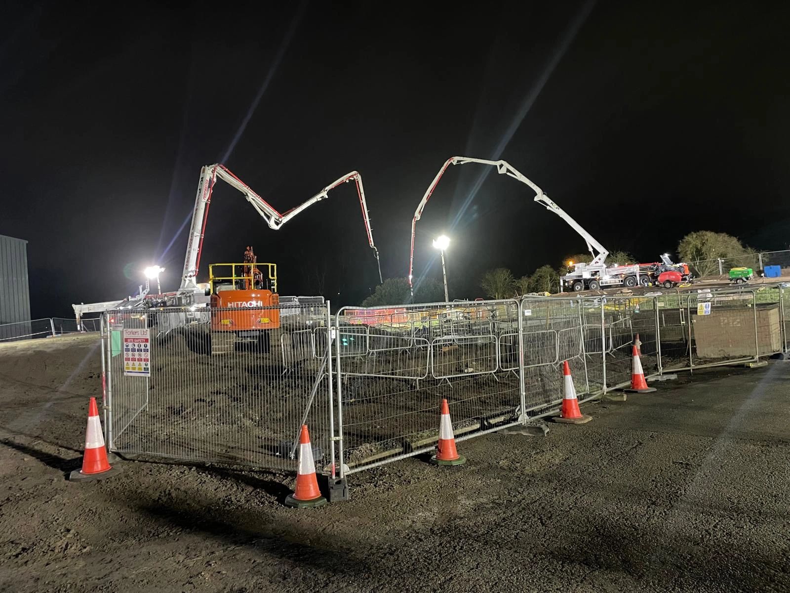 Concrete pours