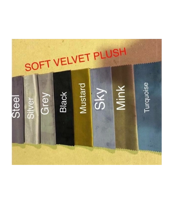 Plush velvet colour swatches for beds