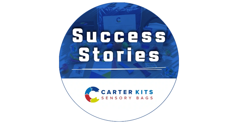 Carter Kits, Sensory Bags, Sensory Kits, Autism, Autism Sensory Bag, Autism Bag Testimonials