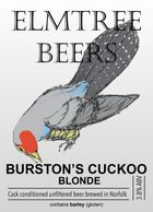 Burston's Cuckoo draught beer