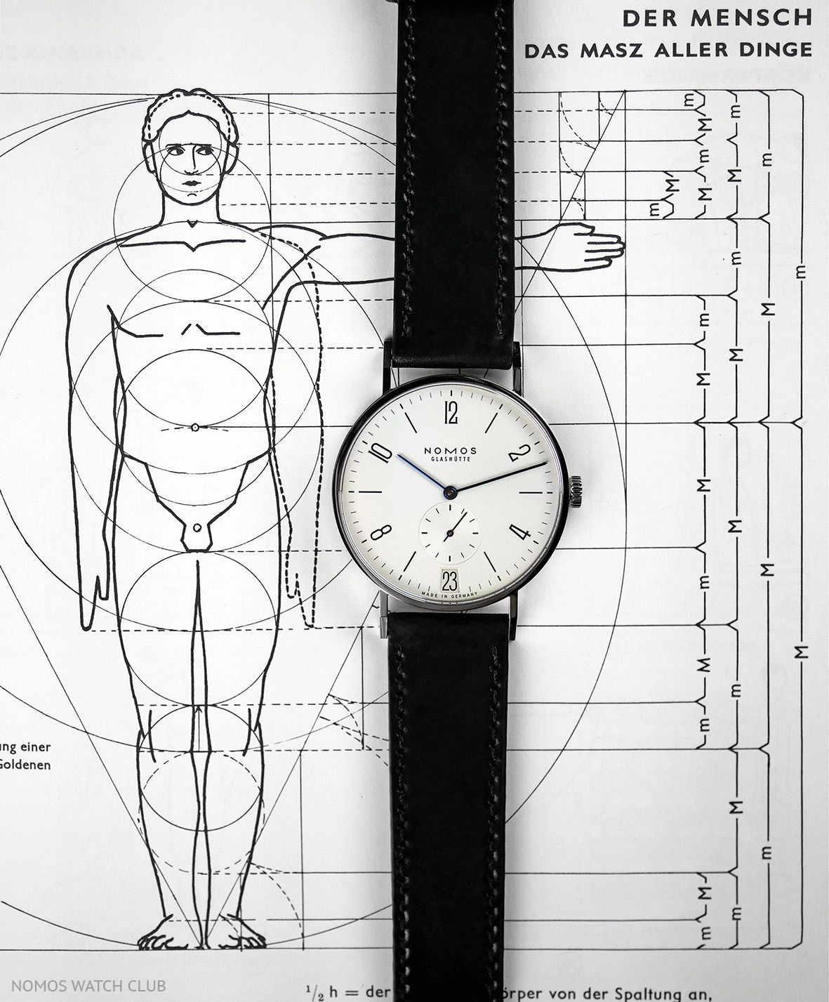 Wrist-Guide: NOMOS Metro date power reserve for small wrists