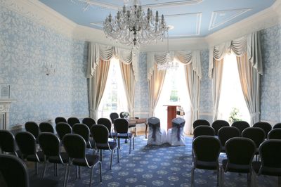 ceremony room with chairs