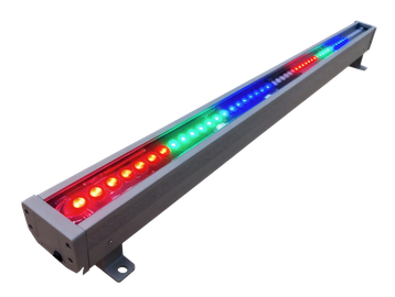 Long LED light bar with red, green, and blue lights.