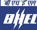 Logo of BHEL with Hindi and English text on a blue background.