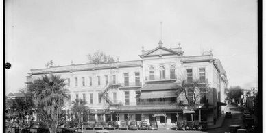 This is the Menger Hotel Opened by William Menger on February 1, 1859. In San Antonio Texas.