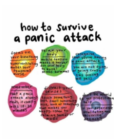 Tips to survive a panic attack.