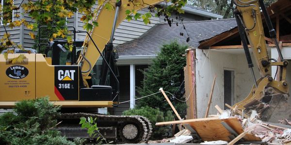 Demolition and tear down services offered in South East, Wisconsin