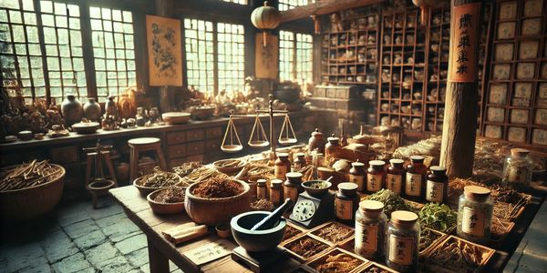 Traditional Chinese herbal apothecary