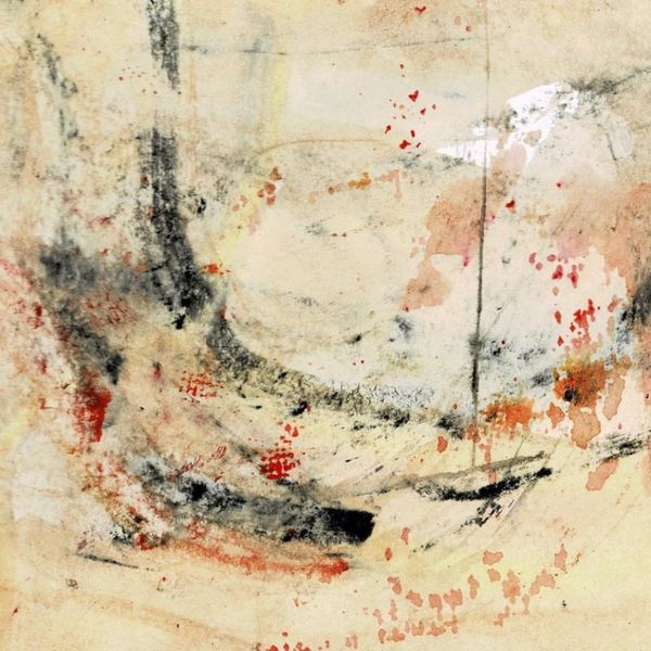Pintura arte abstracto informalista contemporáneo artista visual obras únicas. Sobre prehistoria. 