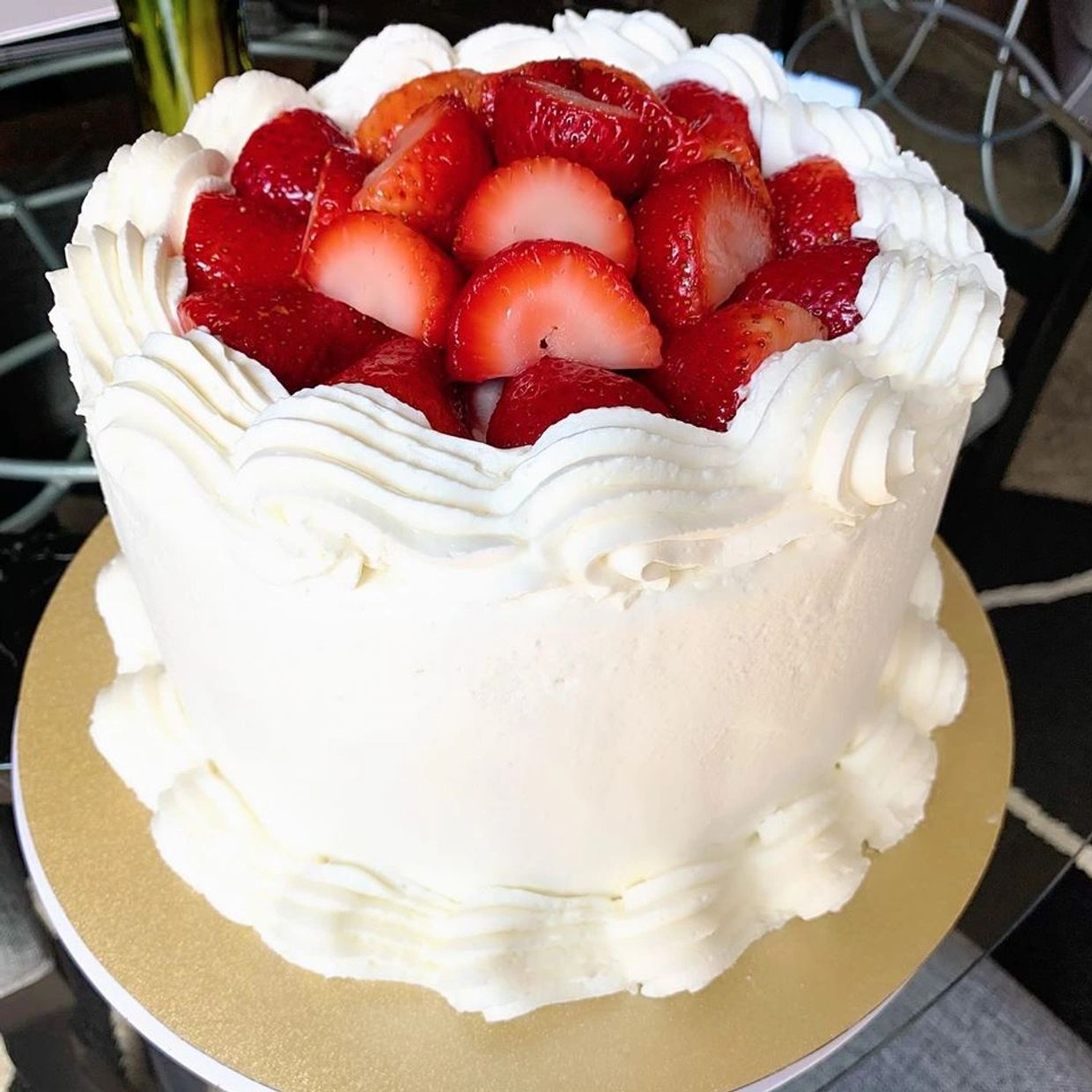 Strawberry Cassata Cake
