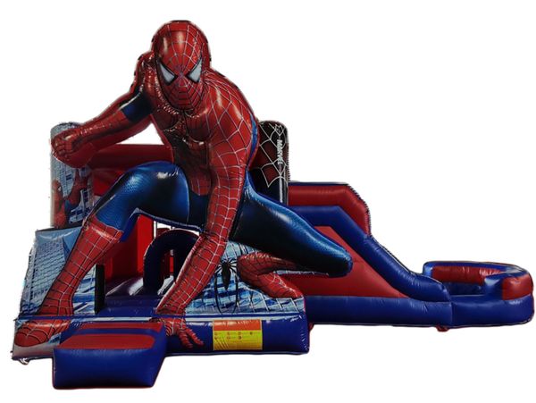 Inflatable Combo (Bounce House + Slide) – A fun inflatable with a bounce area and attached slide,