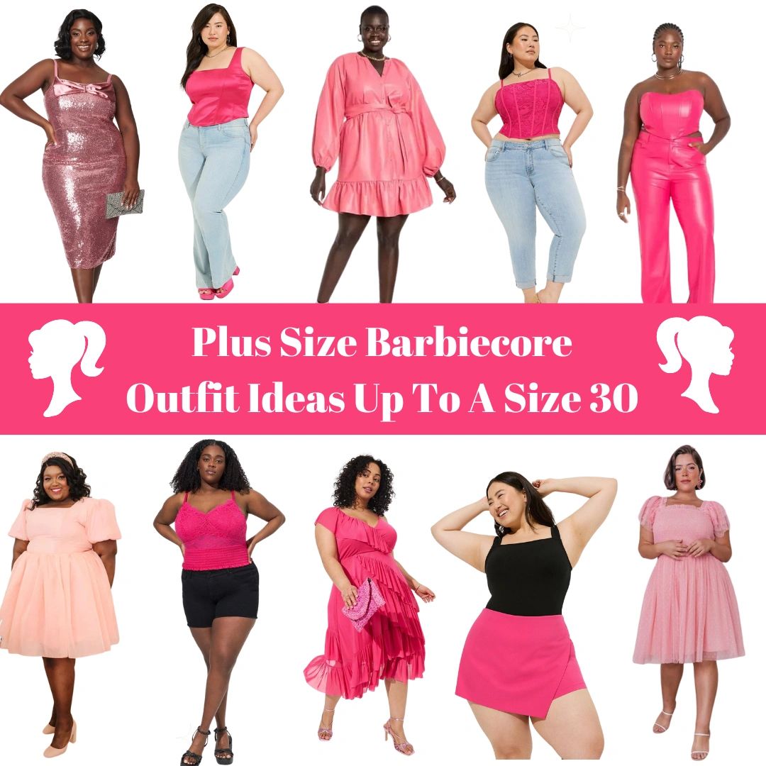Stylish and Trendy Plus Size Barbiecore Outfits