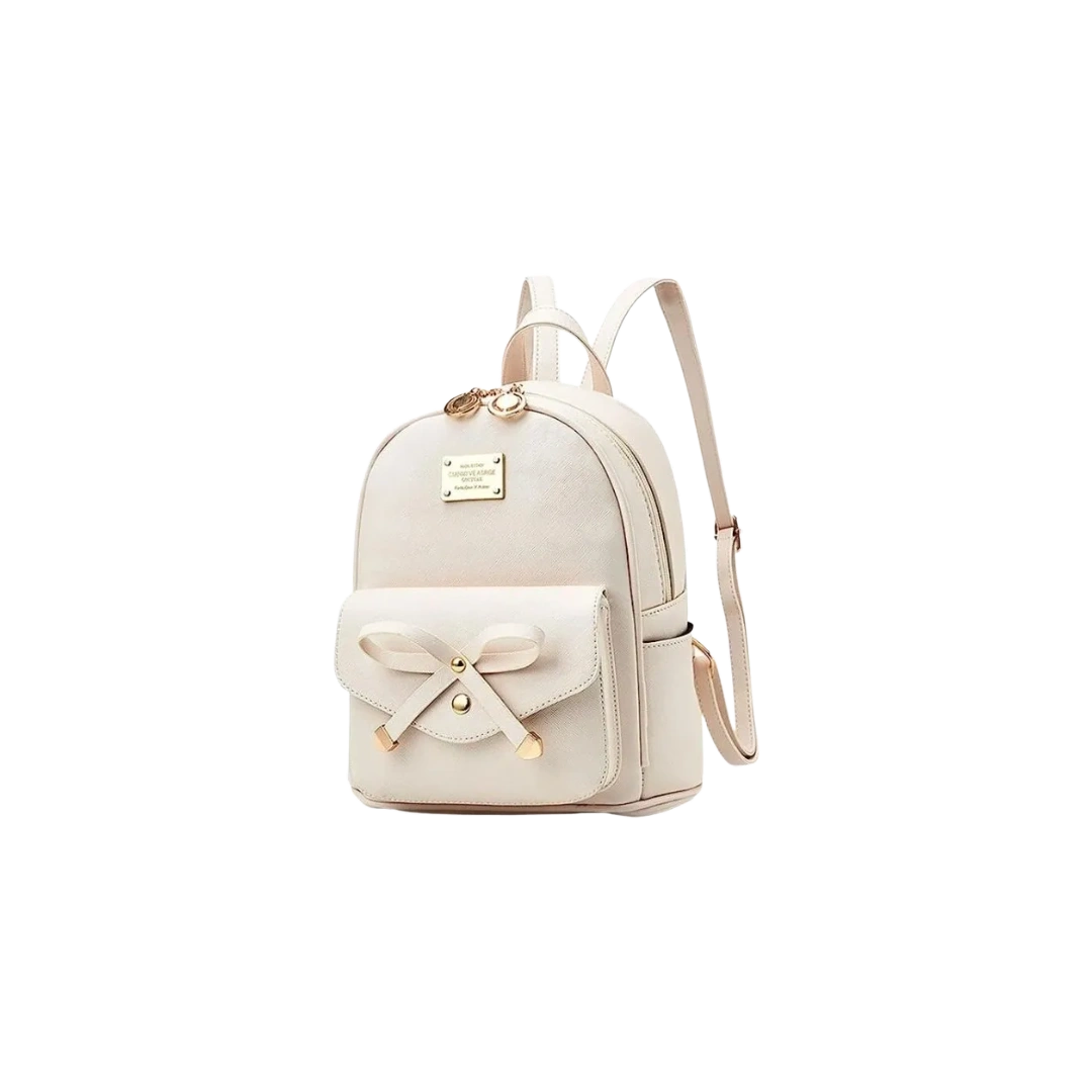 I IHAYNER Girls Bowknot Cute Leather Backpack Mini Backpack Purse for Women