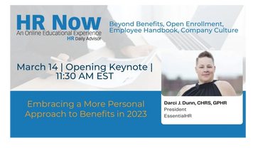 HR Now Keynote Speaking event: Hyper- personalization.