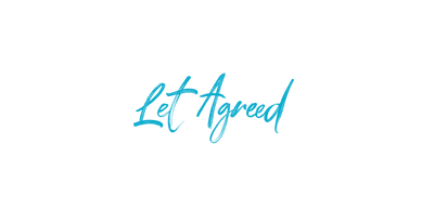 Blue artistic handwritten text saying 'let's spend'.