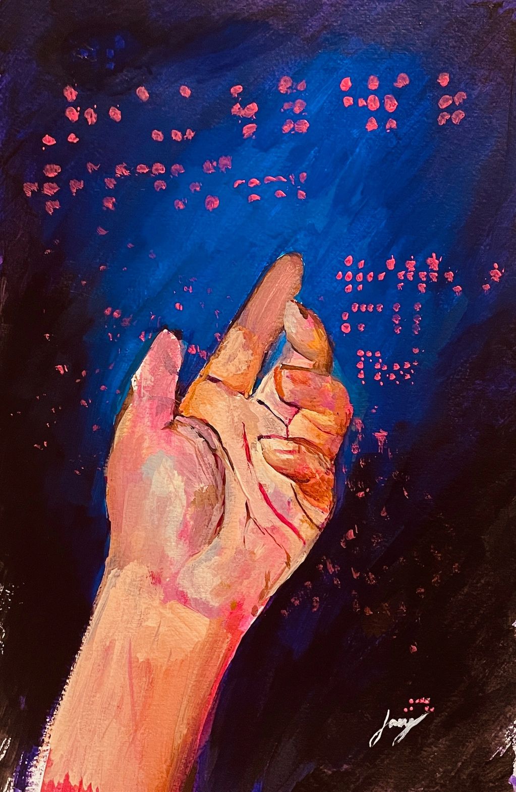 Still Reaching Out painting 