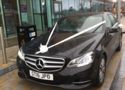 Black E Class Wedding 