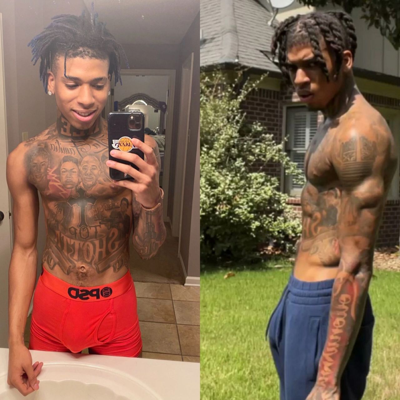 NLE Choppa Exposes His Seven Inch Private Part On LIVE