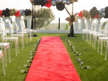 A beautiful walkway for your next event. 