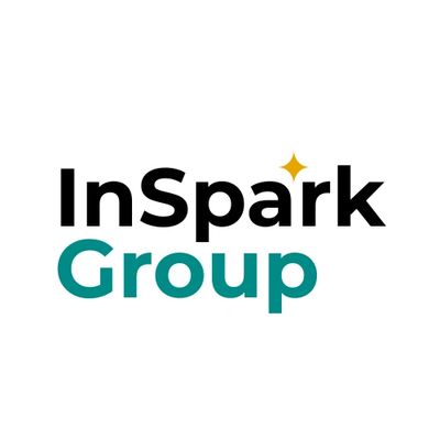 Logo of InSpark Group with a star element.