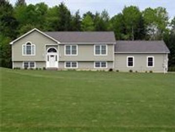 Gutter Cleaning Raised Ranch House in Mansfield, MA, Sharon, MA , Walpole, MA, Brookline, MA, 