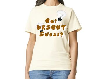 Our Fig & Theory “Bright Ideas” T- shirt is a fun quality shirt to wear anywhere! 