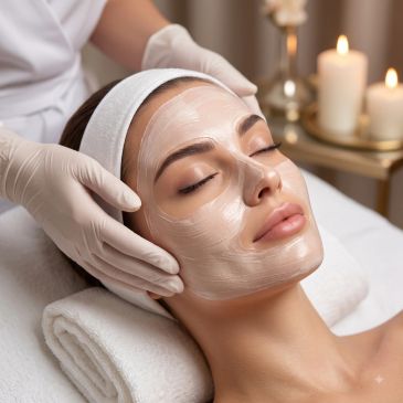 Entspannende Gesichtsbehandlung und professionelle Kosmetik bei WOW Hair