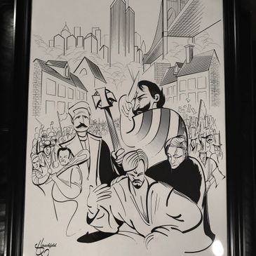 Matt Hirschfeld: Next In Line - Hirschfeld, Drawings