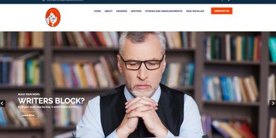 Website design for an author/publisher using Wordpress