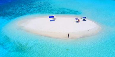 Sandbank visit while staying at Veli Beach Inn, Mathiveri, Maldives