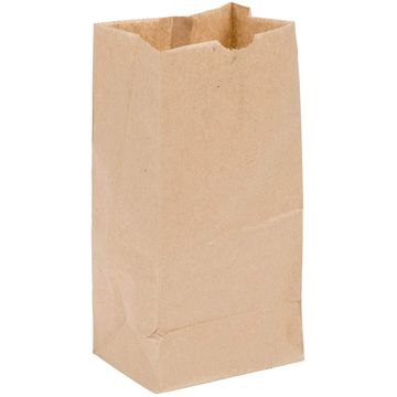 Environmentally friendly kraft paper bags, perfect for grocery and retail stores.