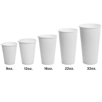 32oz Hot/Cold Paper Cup - Jumbo-sized paper cup for all beverages