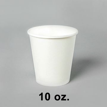 10oz Hot/Cold Paper Cup - Durable paper cup for any beverage