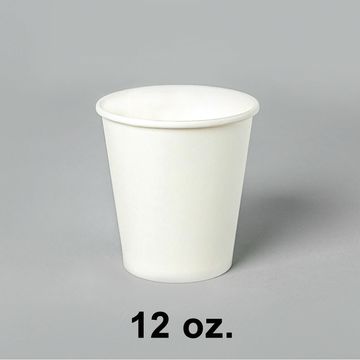 12oz Hot/Cold Paper Cup - Multi-purpose paper cup for hot and cold drinks