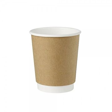 8oz Double Wall Paper Cup - Insulated paper cup for hot beverages