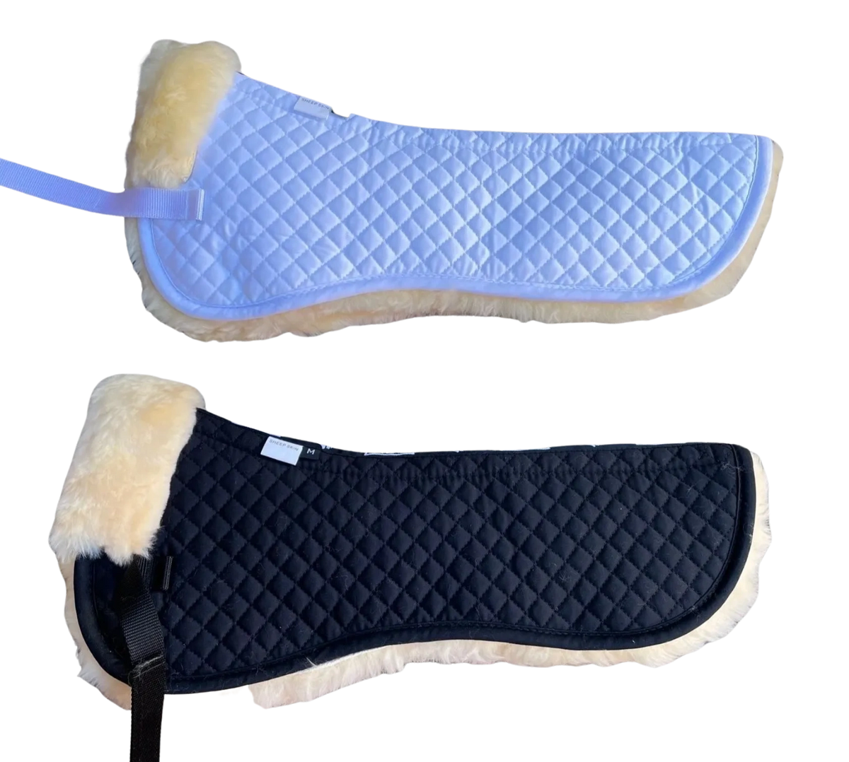 SALE Sheepskin half pad, no pockets, size medium