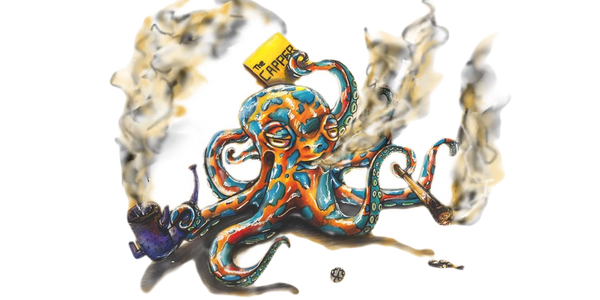 Ollie Octopus smoking it out