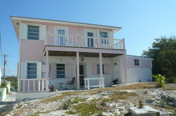 sea side view with deck and patio
