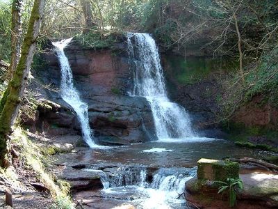 Brecon water falls Talgarth Taxis